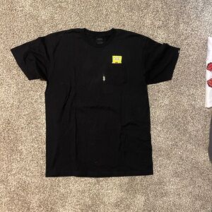 Spongebob Black Graphic T-Shirt
